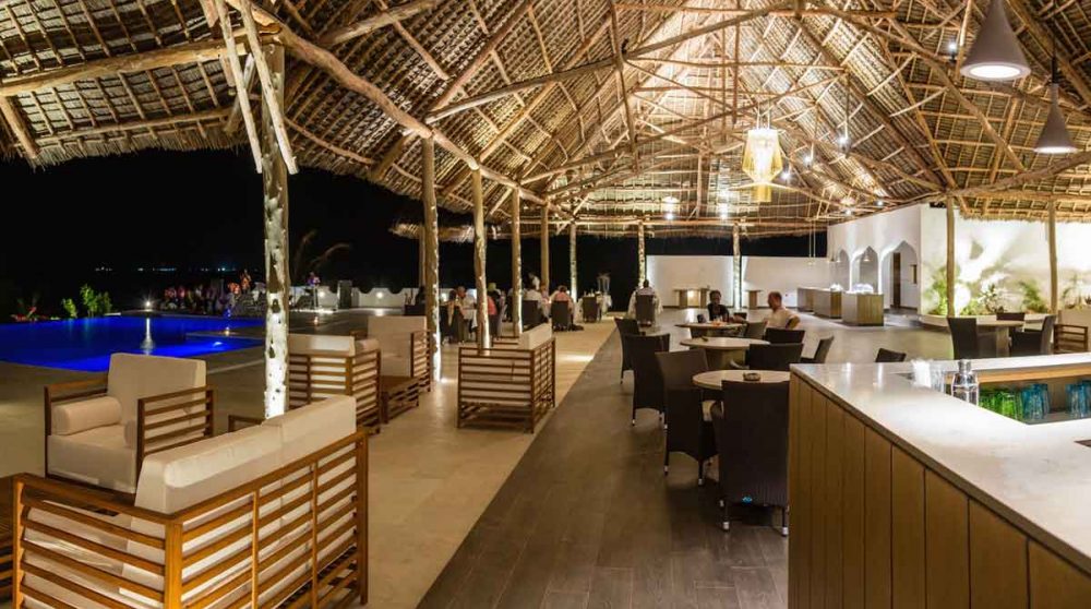 Autre vue du bar la nuit