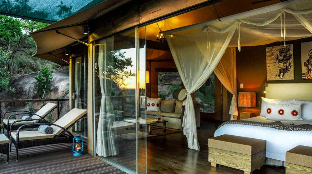 Entrée d'une chambre