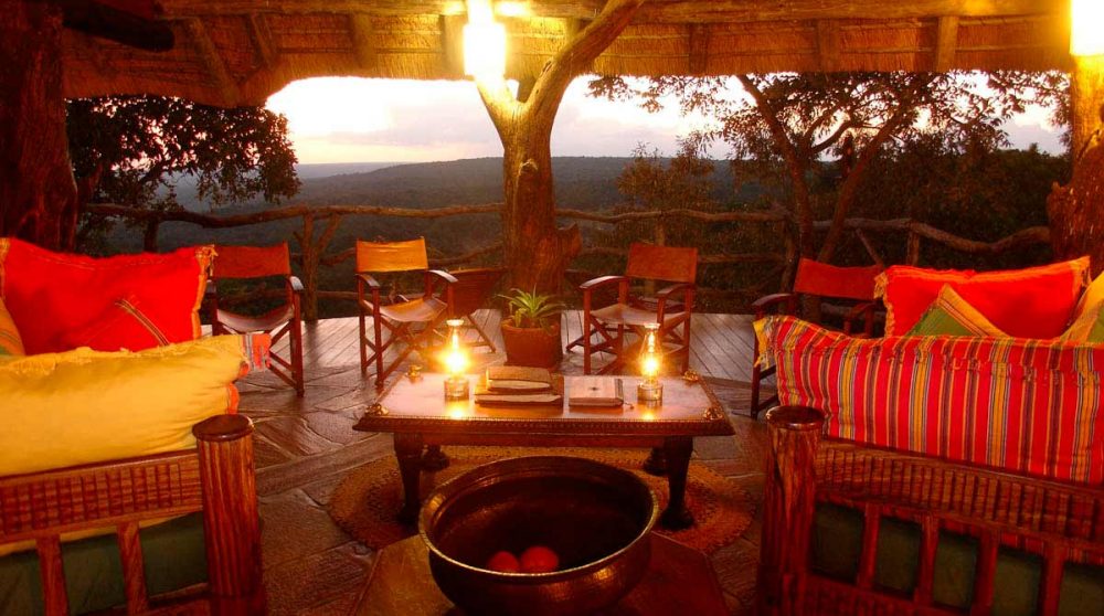 Une soirée sur la terrasse