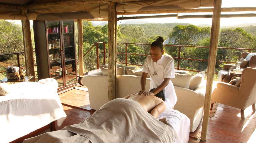 Moment de détente au spa