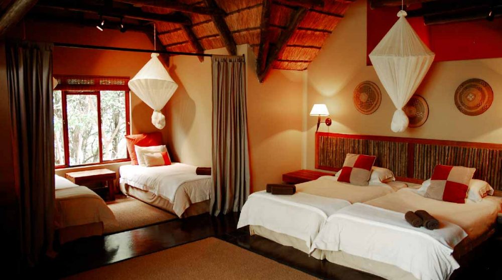 Chambre avec plusieurs lits