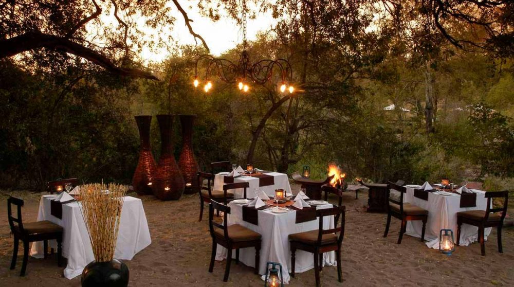 Dîner en extérieur