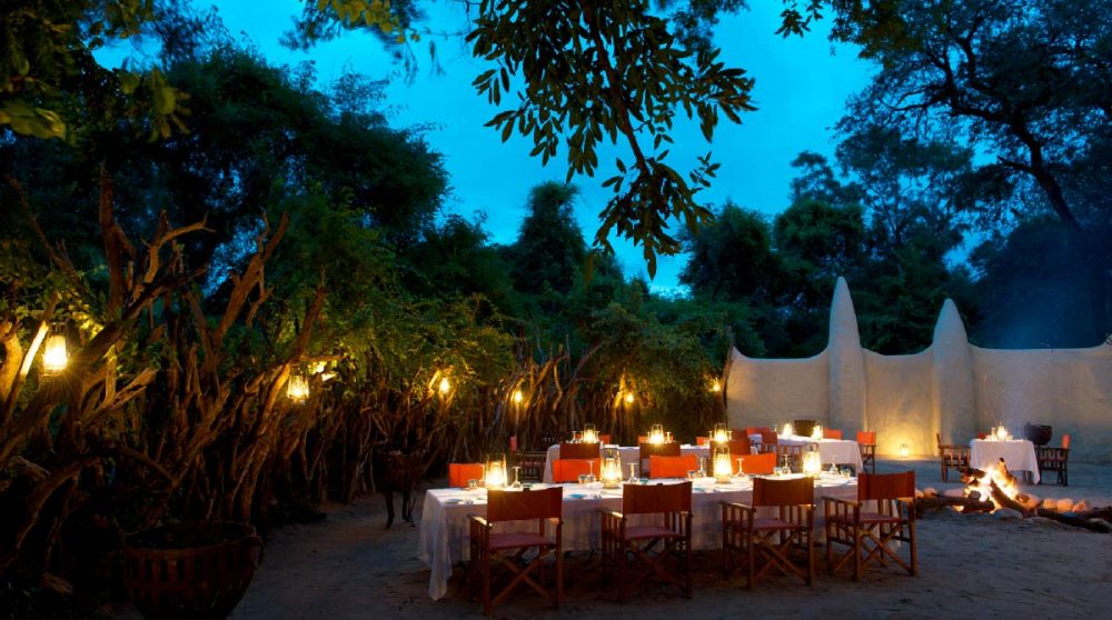 Un dîner à l'extérieur