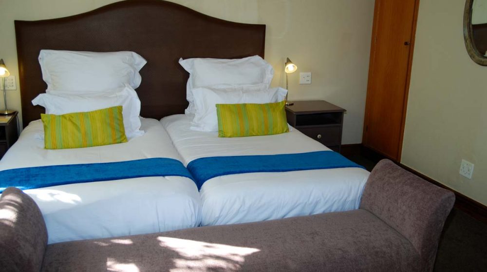 Le lit d'une chambre luxury