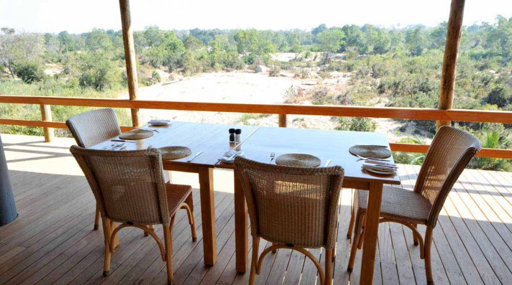 Déjeuner avec vue sur la nature