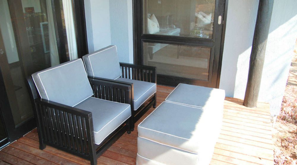 La terrasse d'une chambre