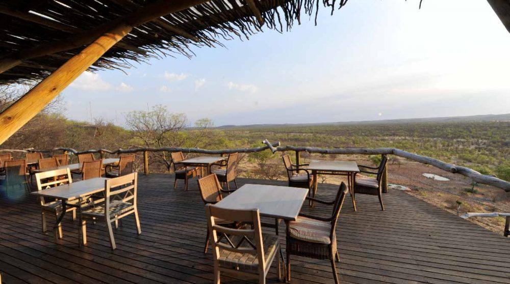 La vue depuis la terrasse