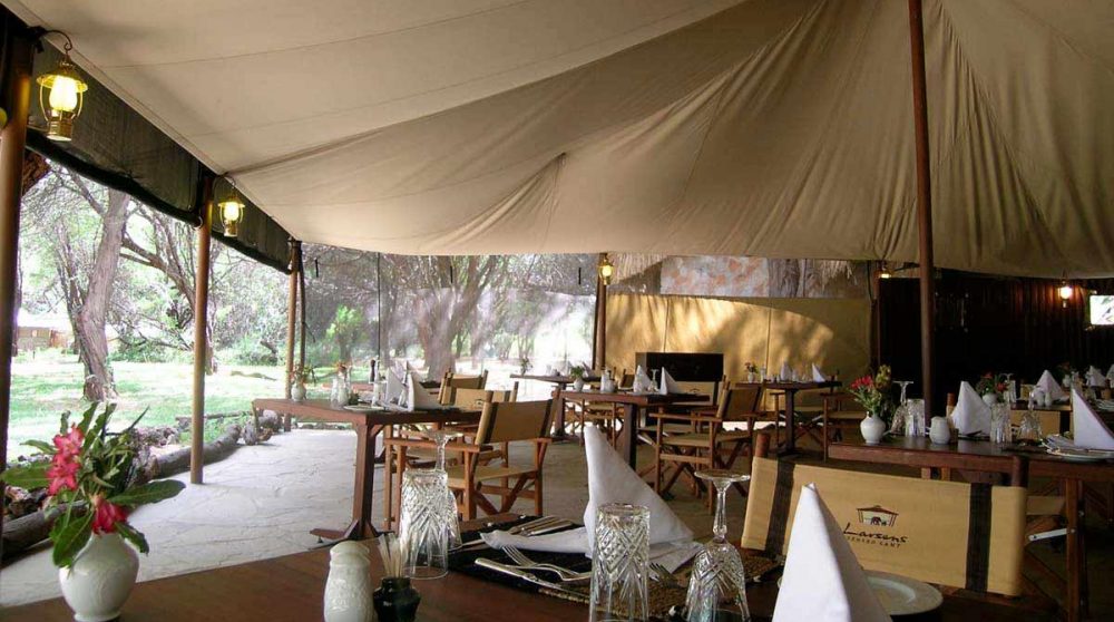 Le restaurant au Kenya