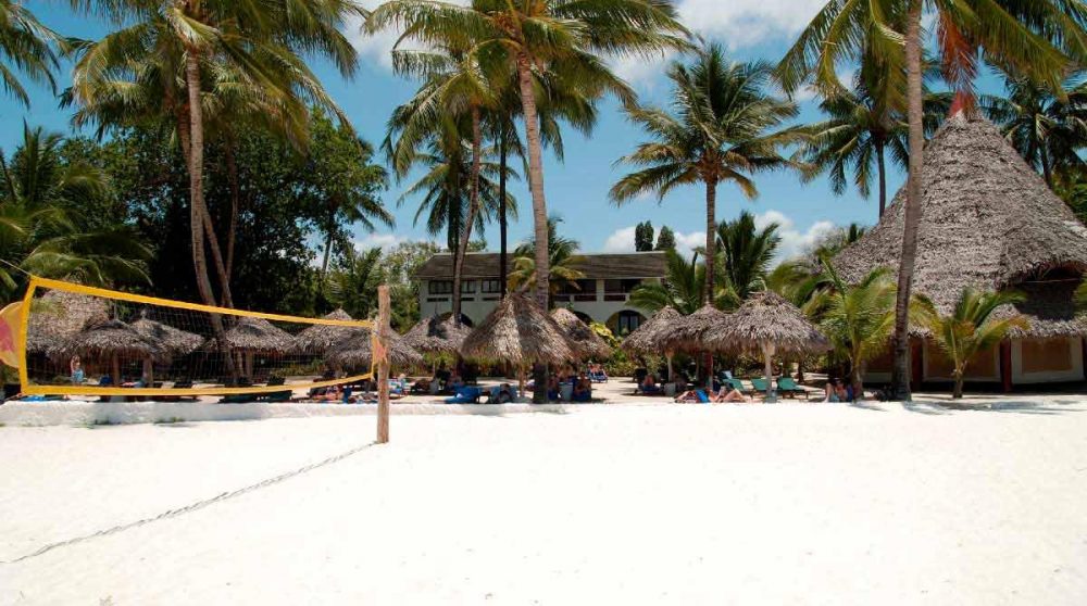 Beach-volley à la plage