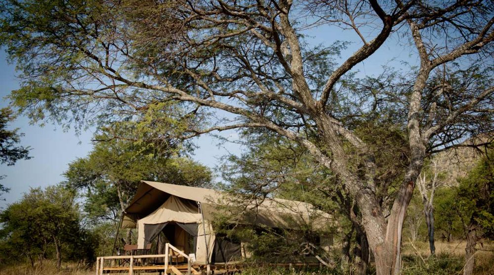 Une tente en Tanzanie