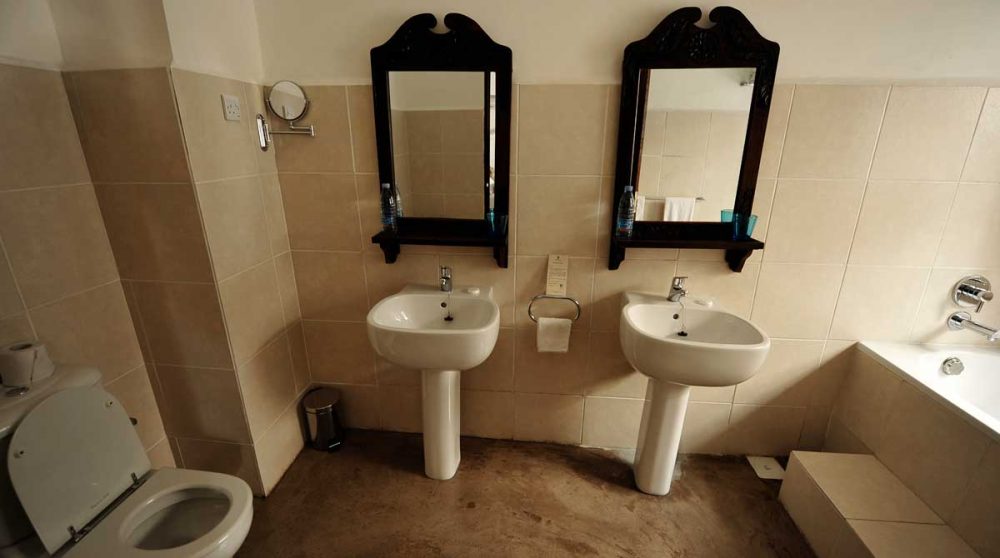 La salle de bains en Tanzanie