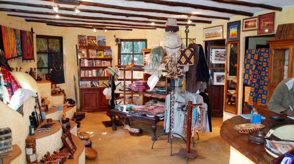 La boutique dans le Masai Mara
