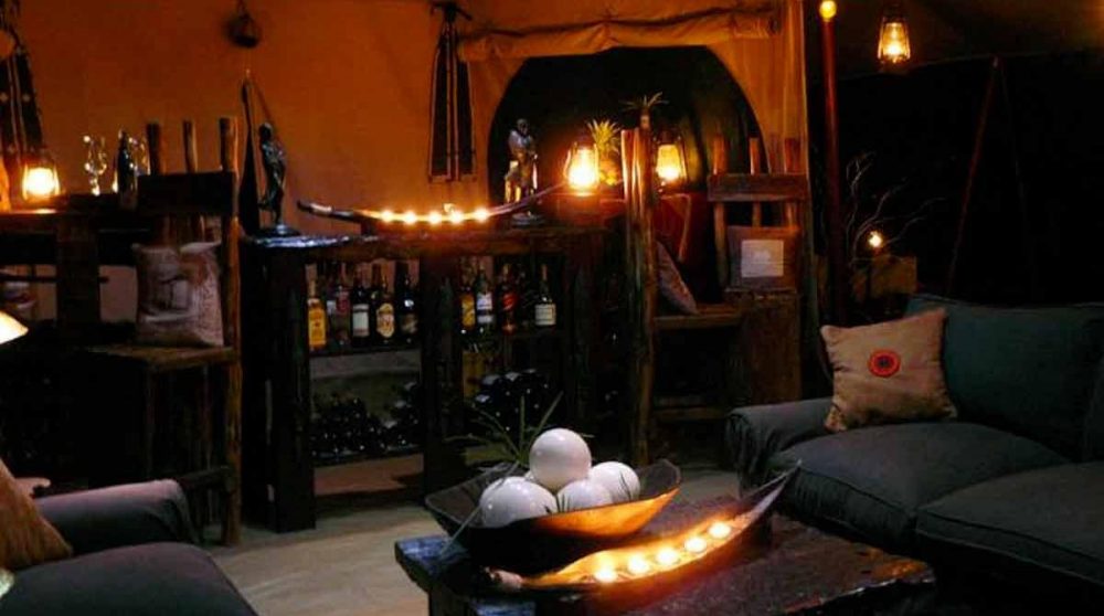 Le bar dans le Masai Mara
