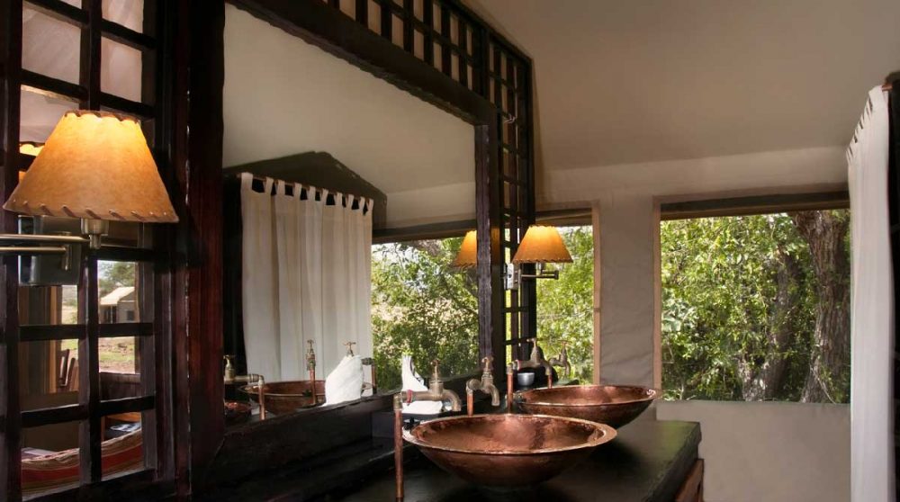 La salle de bains dans le Damaraland