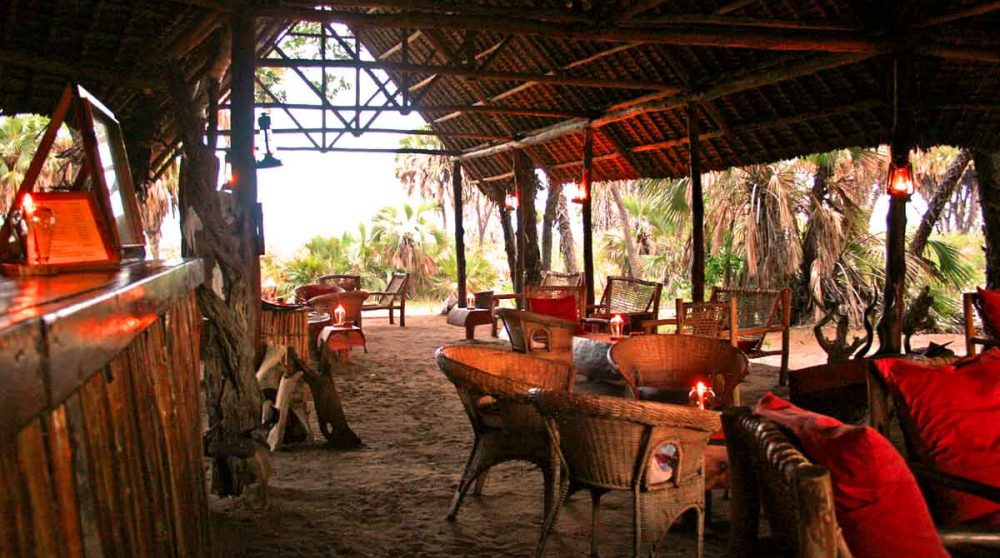 Le camp dans la réserve de Selous