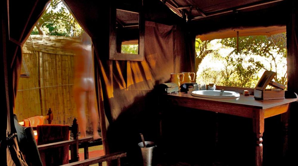 Autre vue de la salle de bains en Tanzanie