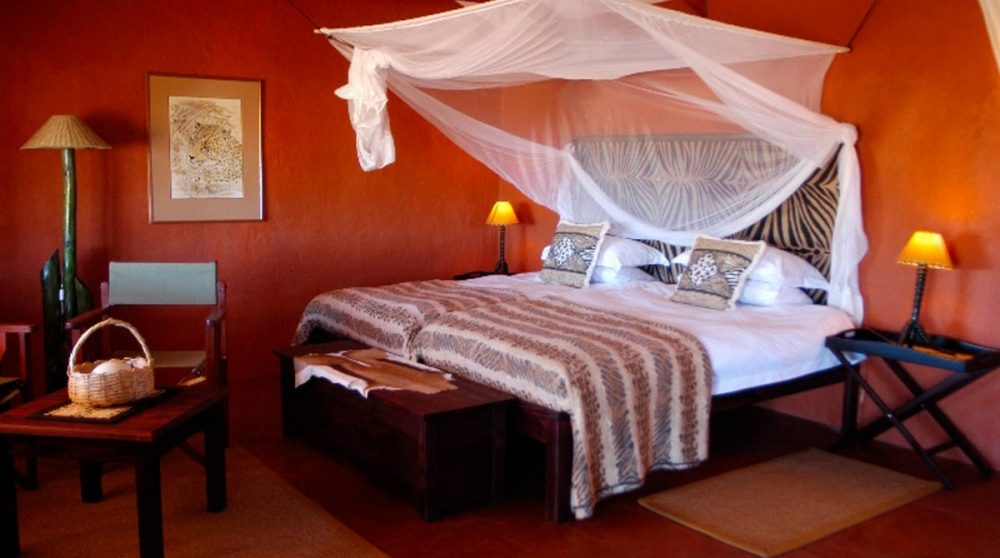 Lit dans une chambre à Kalahari