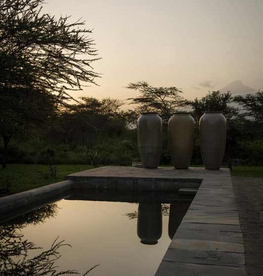 La piscine du Siringit Villa