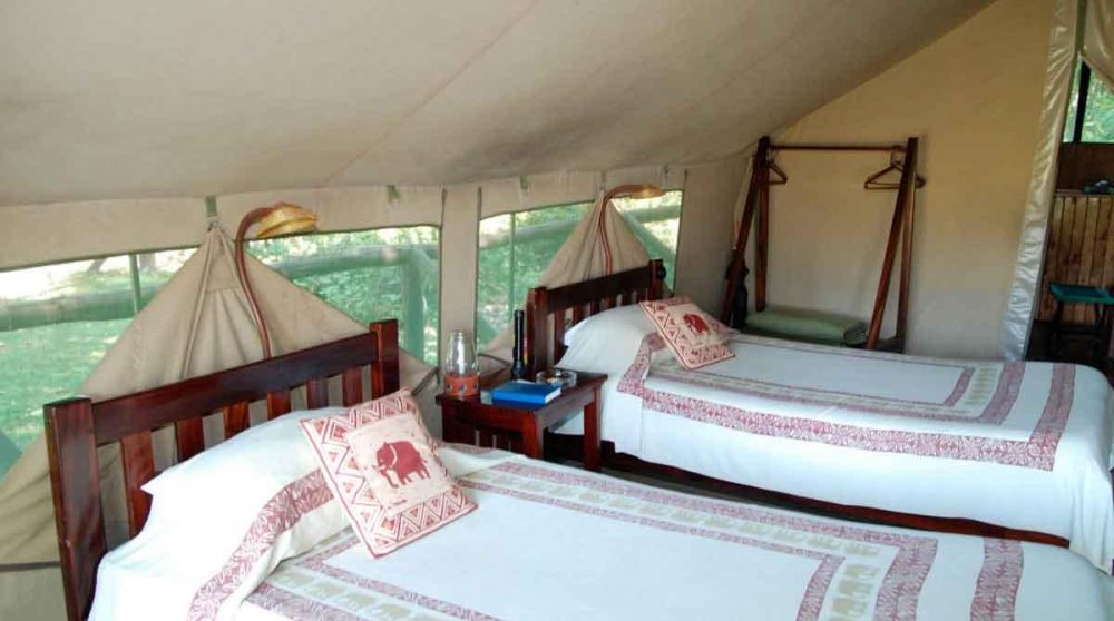 Le confort de la tente au Kenya