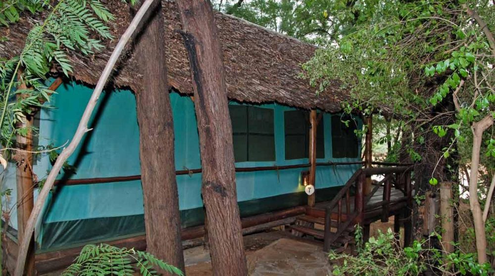 Une tente à Samburu