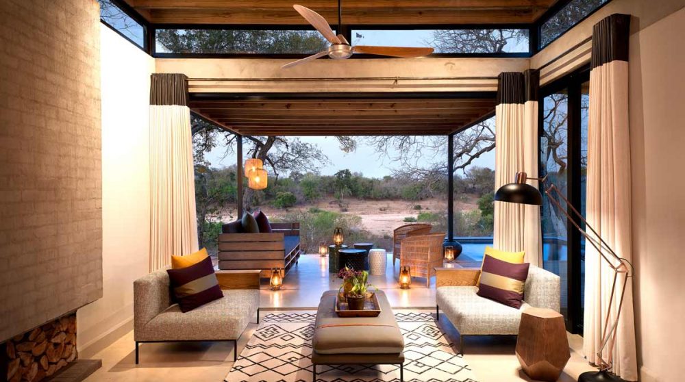 Autre vue du salon près du parc Kruger