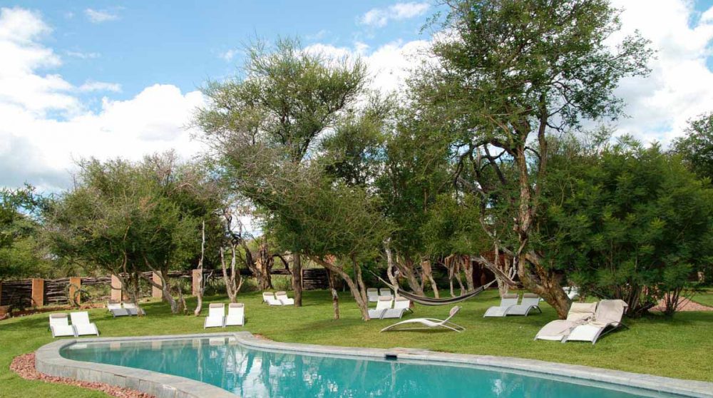 La piscine à Marakele