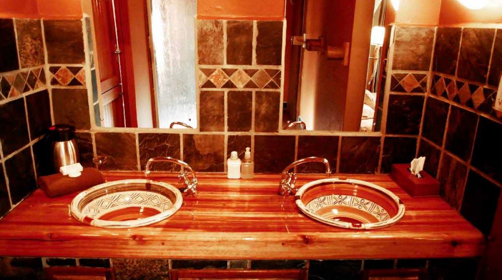 La salle de bains dans le Kwazulu Natal