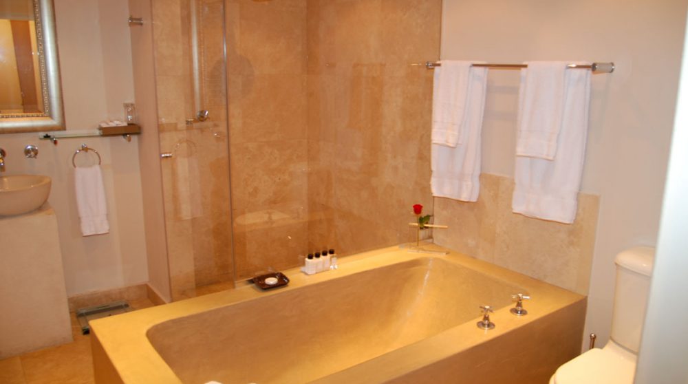 Salle de bains d'une chambre luxury au Cap
