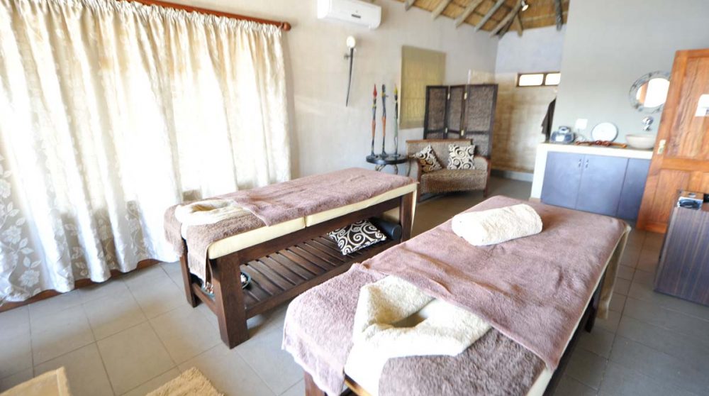 Une salle pour se faire masser en Afrique du Sud