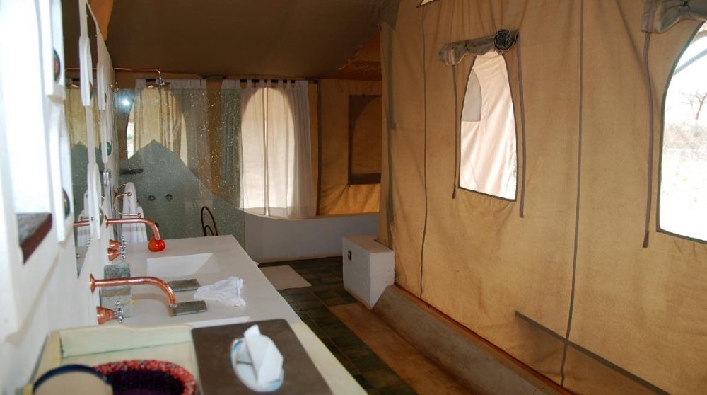 Une salle de bains à Shaba