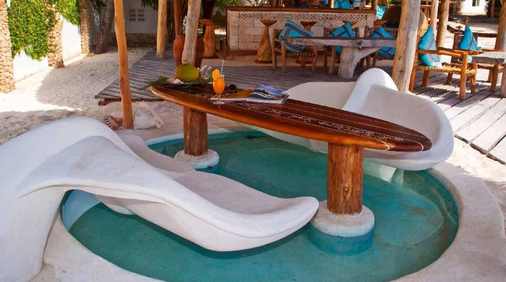 Un petit cocktail au frais à Mombasa