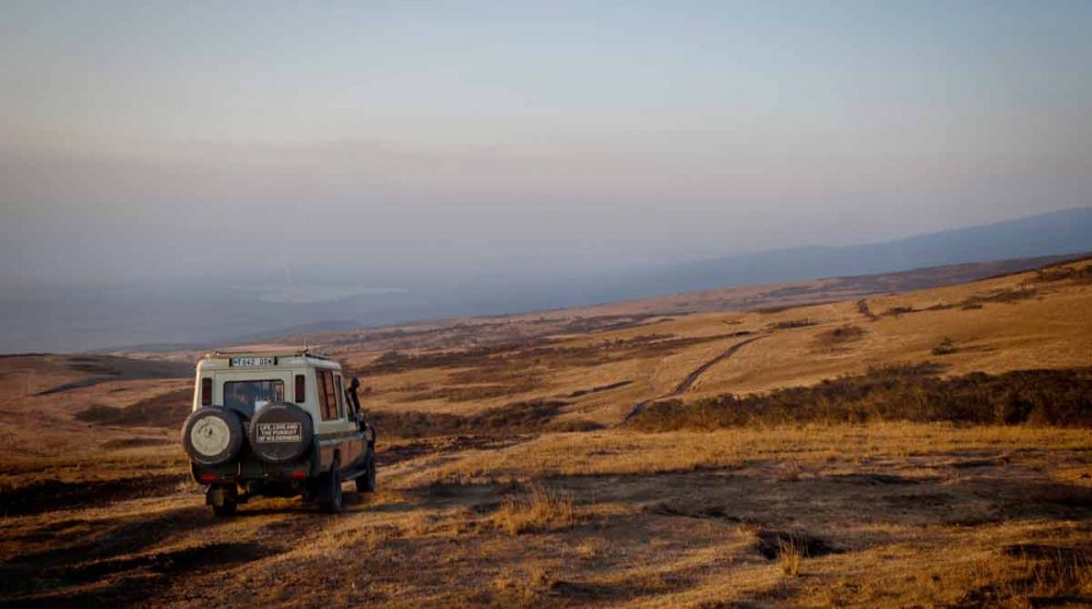 En safari au cratère du Ngorongoro