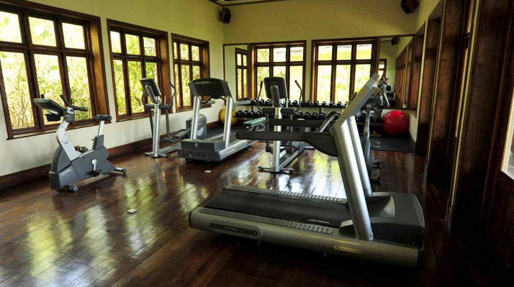 La salle de sport dans le parc du Serengeti