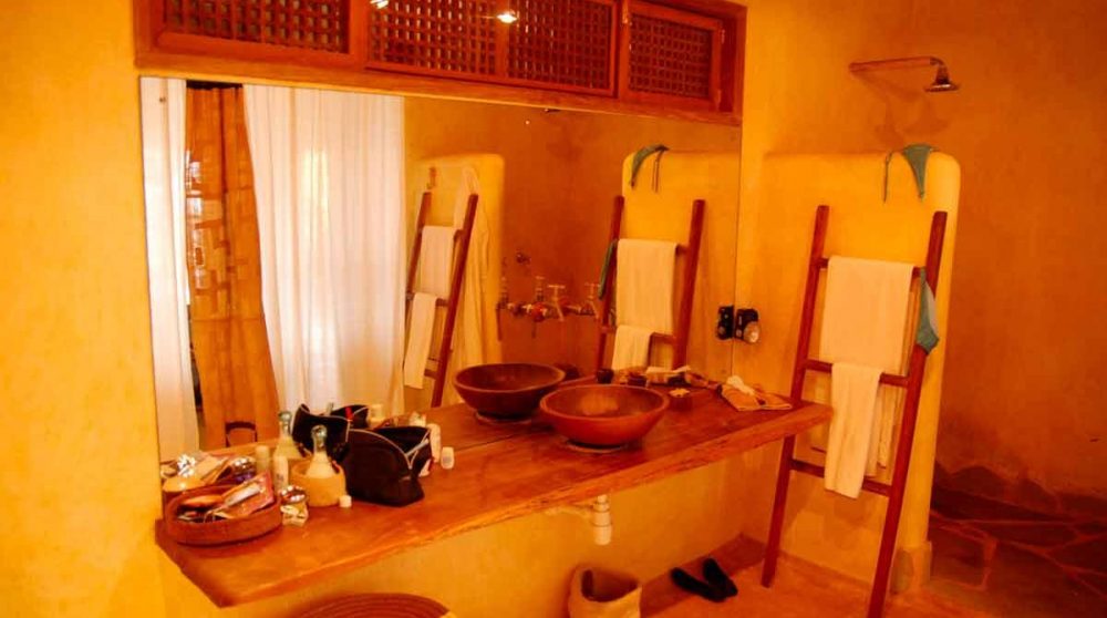 La salle de bains à Mombasa