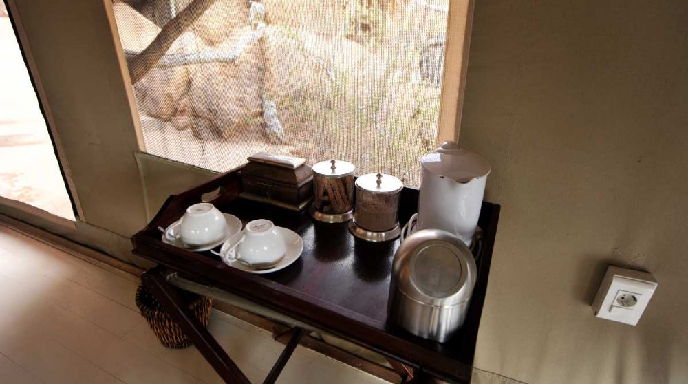 Autre vue d'une tente