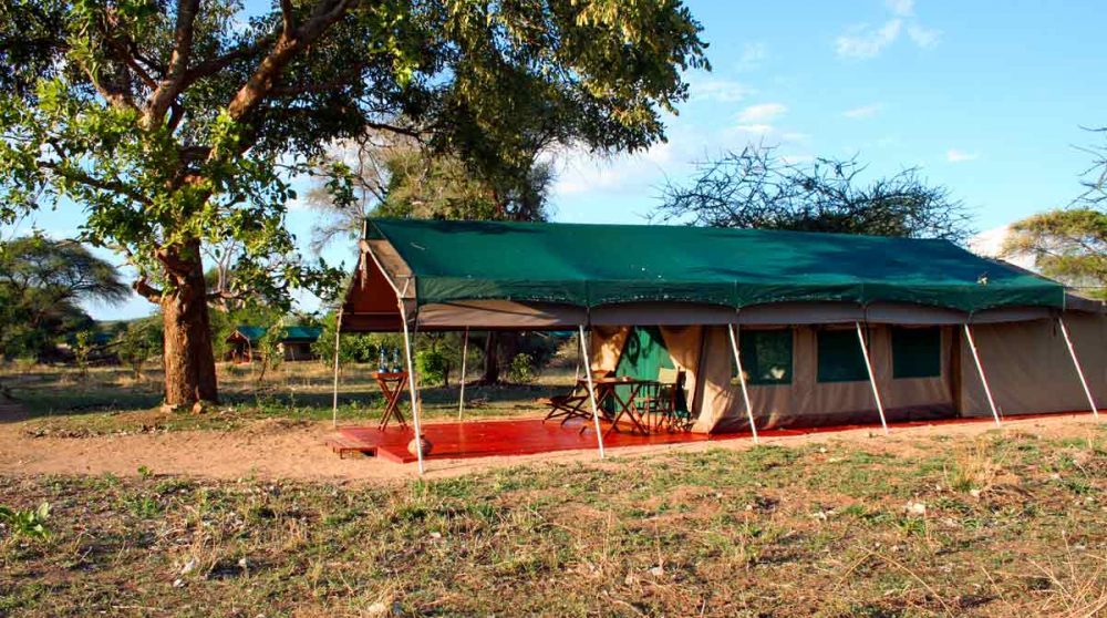 Une tente dans la nature