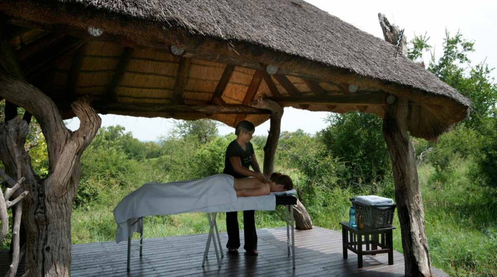 Une séance de massage