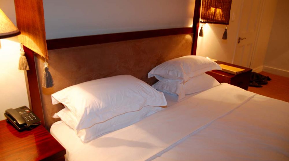 Lit dans une chalmbre luxury