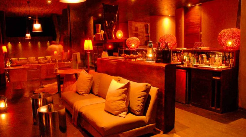 Espace lounge le soir