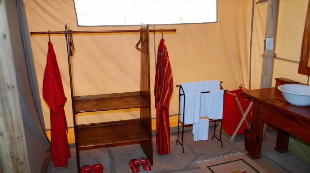 Autre vue d'une tente