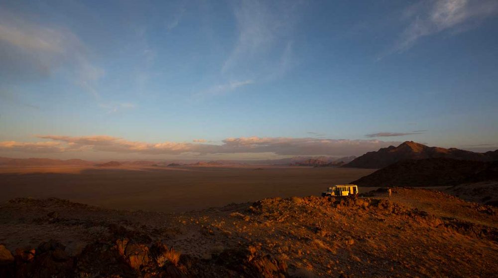 Le désert près du lodge