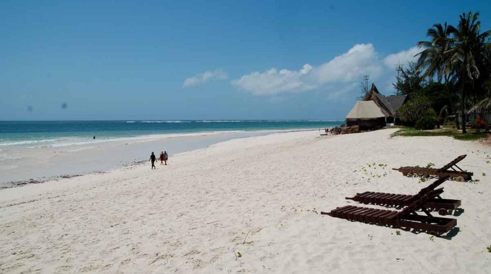 Chaises longues avec vue sur l'océan