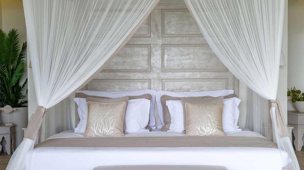 Détail du lit en Tanzanie