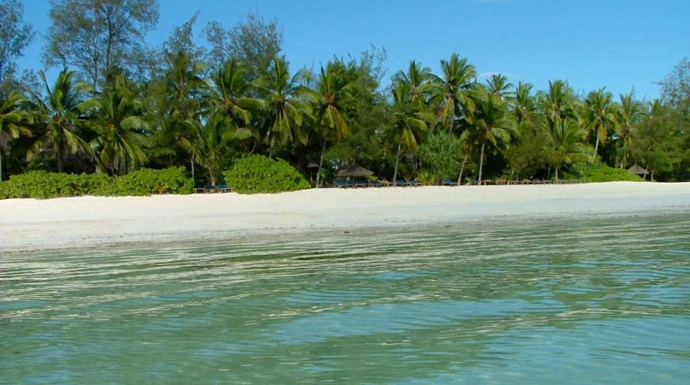 Vue sur les eaux turquoises