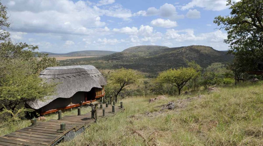 Extérieur d'un chalet luxury