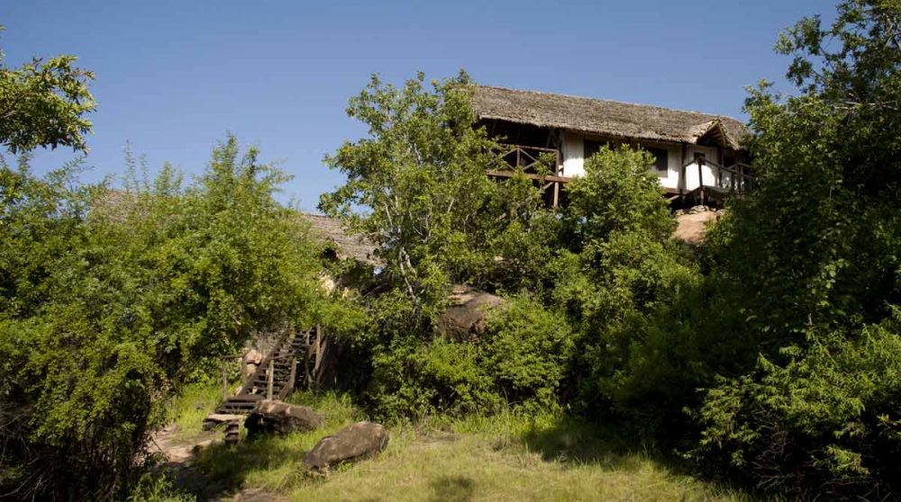 Extérieur d'une tente