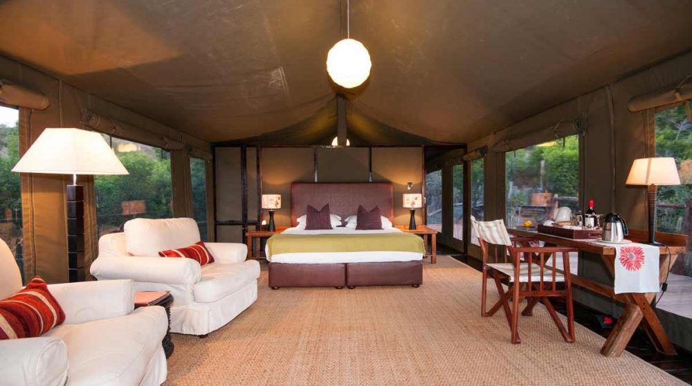 Autre tente de l'Amakhala HillsNek Safari Camp