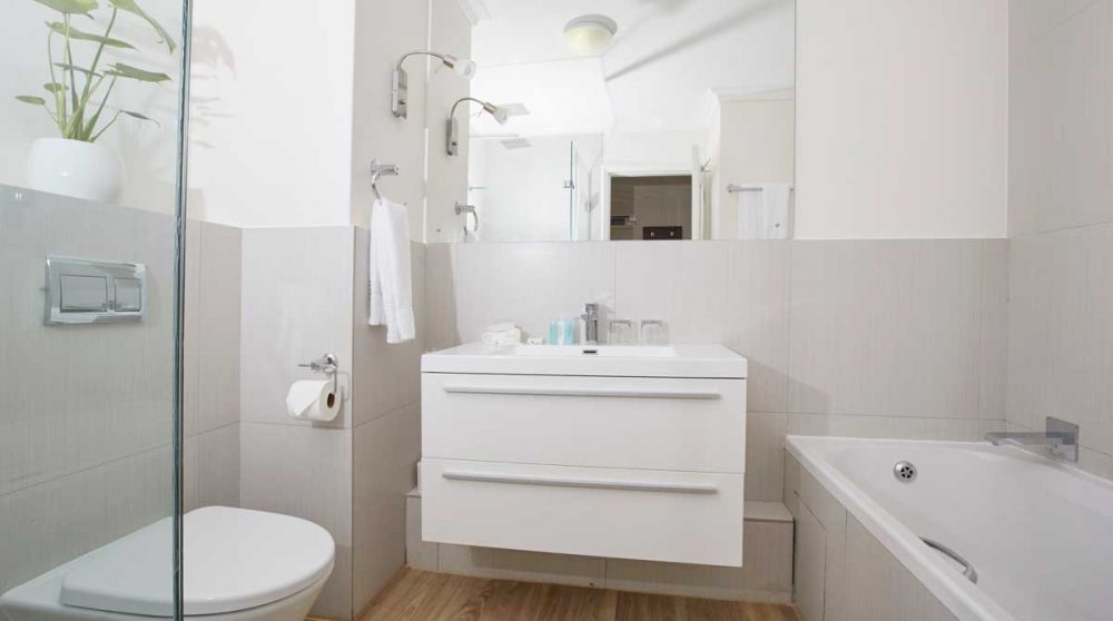 La salle de bains en Afrique du Sud