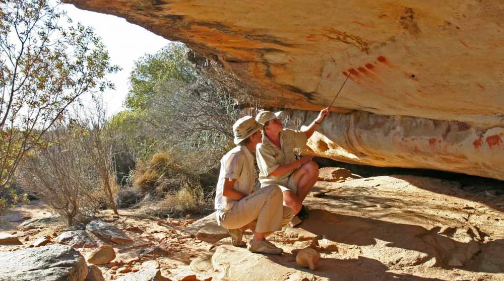 Découverte des peintures rupestres à Bushmans Kloof