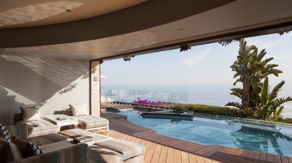 La piscine du spa en Afrique du Sud